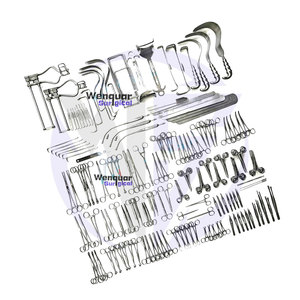 Juego de Instrumentos Quirúrgicos Profesionales de 197 Piezas, Mejor Precio, Más Vendidos, de Acero Inoxidable, Manuales, para Laparotomía Abdominal, Uso Hospitalario - Product Image 3