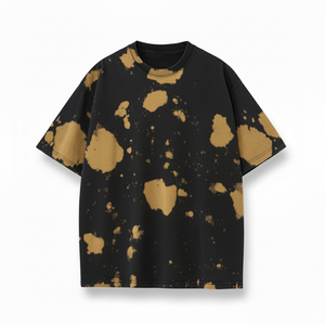 Sun Faded Vintage Hombres Camisas Casual Streetwear Distressed Rhinestone Alta calidad Personalizado Hombres Mujeres Camisetas Toda la temporada - Product Image 1