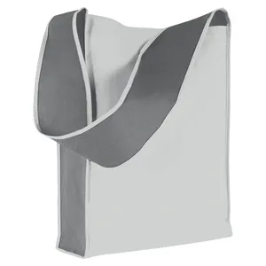 Borse Promozionali Personalizzate in TNT Bicolore con Tracolla per Shopper - Product Image 2