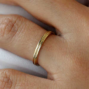 Anillo de compromiso único para mujer, sortija de boda, chapado en oro rosa de 18K, joyería de moda para mujer - Product Image 6