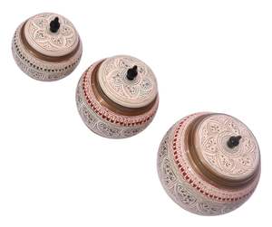 ชุดโหลใส่ขนมลายศิลปะงานเคลือบเงา, โหลใส่ขนมไม้ลายศิลปะงานเคลือบเงา, กล่องใส่ขนมไม้ - Product Image 3