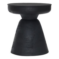 Tabouret latéral en aluminium au design élégant Console incrustée d'os faite à la main pour le salon et la chambre à coucher