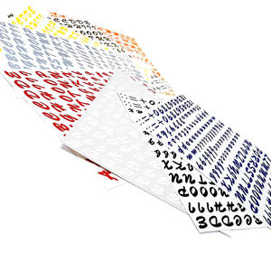 Lettere Adesive Modulari Bianche per Adesivi Personalizzabili per Auto e Decorazioni Veicoli - Product Image 2