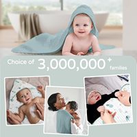 Super Soft Muslin Cotton Absorbent Home Use Child Toddler Baby Hooded Blanket Bathroom Towel