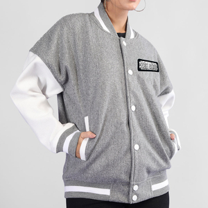 Chaqueta de nailon de alta calidad para mujer, logotipo bordado impreso, jugadores de baloncesto, estilo Letterman transpirable a la moda, venta al por mayor - Product Image 4