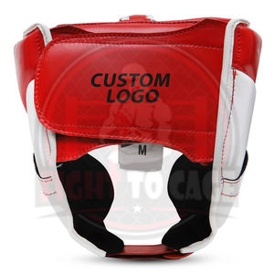 Protector de Cabeza de Boxeo OEM ODM de Alta Calidad, Acolchado Anti-Golpes, Cuero PU Duradero, Ajuste Ajustable, Cómodo, Personalizable, Talla Grande - Product Image 2