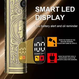 Kit de Afeitadora Eléctrica 6 en 1 Inalámbrica para Hombre, Recargable por USB, Recortadora de Barba, Cortadora de Cabello de Acero Inoxidable - Product Image 5