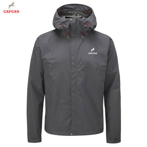 Chaqueta Impermeable de Lona con Capucha para Hombre, Uso en Exteriores, MOQ Bajo, Marca Privada, Nuevo Diseño, Invierno, Ecológica, Transpirable, Logotipo Frontal - Product Image 1