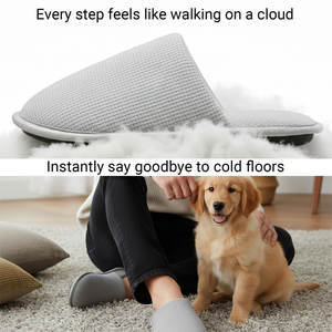 Pantuflas Desechables Ecológicas de Secado Rápido, de la Mejor Calidad, 2 Pares al por Mayor, Pantuflas de Toalla Personalizadas Cómodas de Alta Calidad - Product Image 4