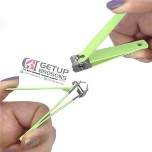 Cortadores de uñas con recubrimiento en polvo, herramientas de belleza de embalaje personalizadas, de acero inoxidable, con tu logotipo, novedad, venta al por mayor - Product Image 4