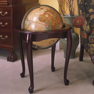 Vente en gros de Globe mondial d'enseignement rotatif en bois de haute qualité Modèle moderne de Chine Sculpture Globe terrestre - Product Image 5