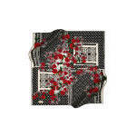 Pierre Cardin Floral Digital Print Crepe Satin <b>Square</b> <b>Scarf</b> 90x90 - Product Image 3