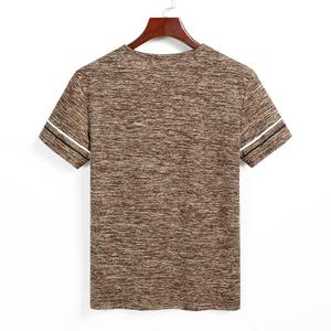 Personalice su propio diseño de marca de punto 200 gramos 100% algodón camisetas de hombre estilo de calle OEM al por mayor - Product Image 4