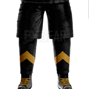 Meilleur prix ensemble de maillots de hockey sur glace pour hommes avec pantalons assortis tissu respirant léger et durable à vendre - Product Image 6