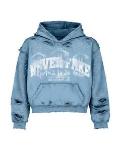 Sudaderas Extra Grandes con Logotipo Personalizado para Hombre, Estilo Lavado Ácido, con Cierre, Estampado en Serigrafía y Pedrería, 2026 - Product Image 2