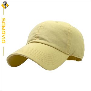 Gorras de Béisbol Samavia Unisex Personalizadas, Paquete de 6, Color Sólido, Cómodas, Ajustables, de Algodón, Estilo Urbano, con Cierre a Presión, Moda Estadounidense - Product Image 1