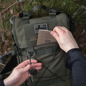 Mochila de entrenamiento táctico con cremallera MOLLE hecha a medida, forro de poliéster transpirable duradero, marco interno de moda antirrobo - Product Image 4