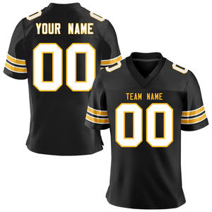 Top Selling Reasonable Price OEM ODM American Football Jersey Custom Chenille <b>Patch</b> Logo Full Sublimated Mesh Football Jersey - Product Image 4