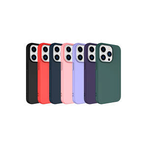 Coque arrière en silicone liquide souple JoieCreatif Premium LSR A53 pour iPhone 15 Pro Max, protection antichoc - Product Image 2