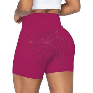 OEM Vêtements de sport Push up avec contrôle du ventre Shorts de yoga pour femmes Short Scrunch pour motocyclistes Shorts de yoga et de gymnastique Shorts pour femmes - Product Image 2
