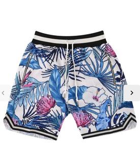 Pantalones Cortos de Baloncesto Personalizados con Estampado 3D por Transferencia Térmica, Spandex/Algodón, Cierre con Cordón, Ajuste Holgado, Estilo Vintage Urbano - Product Image 3