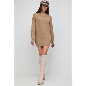 Suéter de Punto Extra Grande para Mujer, Transpirable, de Lana Merino, Informal, Premium, de Punto Trenzado Vintage para Otoño e Invierno, con Frente Incluido - Product Image 1