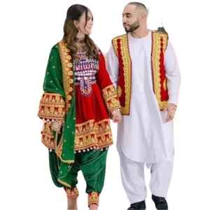 Vestido afgano kuchi hecho a mano a la venta, tela de terciopelo de la mejor calidad, parche bordado kuchi afgano, vestido de diseño de trabajo para mujer - Product Image 6