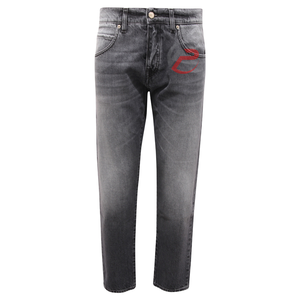 กางเกงขากางเกงขายาวผ้าคอตตอนและกางเกงยีนส์สำหรับผู้ชายกางเกงลำลองขายาวแบบลำลองแนวสตรีท100อินเทรนด์ - Product Image 3