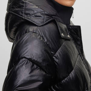 Nouveau Style hiver saison femmes grande taille doudoune à la mode coupe-vent bouffantes vestes pour femmes chaud col de fourrure bouffant - Product Image 3