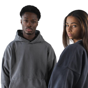 Meilleur sweat à capuche double couche unisexe sweat-shirt en molleton éponge français lavé personnalisé couleur unie 100% coton hiver impression numérique - Product Image 1