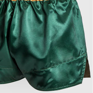 Pantalones cortos de Muay Thai para hombre de calle alta hechos en Pakistán cómodos con cierre elástico de cintura media diseño de contraste de Color ecológico - Product Image 6