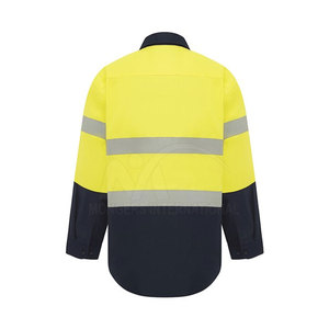 เสื้อไฮ VIS สำหรับผู้ใหญ่เสื้อทำงานแห้งเร็วระบายอากาศได้ดีขนาดปรับแต่งได้ - Product Image 3