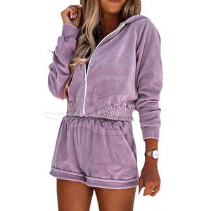 Conjuntos de Sudadera con Capucha para Mujer, 100% Algodón, Calidad Premium, Fabricante de Pakistán, Personalizables OEM, Transpirables, de Secado Rápido y Ligeros - Product Image 3