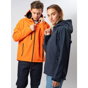 Veste imperméable Softshell personnalisée pour le merchandising - Product Image 2