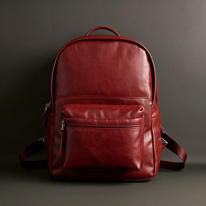 Mochila de viaje portátil de cuero de moda de alta calidad estilo de negocios con correa sistema de transporte forro portátil al aire libre - Product Image 3