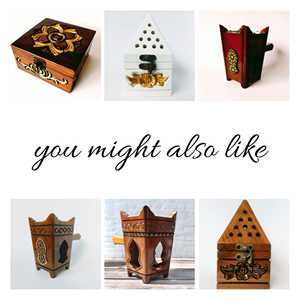 Brûleur Bakhoor en bois de couleur blanche de meilleure qualité avec forme de taille personnalisée parfait pour la combustion d'encens élégant dans la maison de bureau - Product Image 5