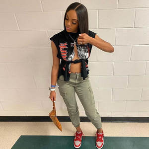 Pull en maille tissée pour femme, style bandage, respirant, classique, décontracté, 100 % polyester, coupe courte, pour les saisons automne-hiver - Product Image 1