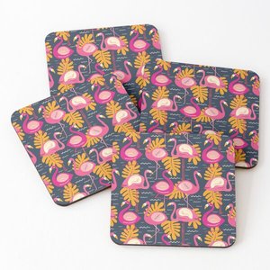 Wholesale Best Price Mats & Pads Factory Wholesale Square Wood Coaster Square Round Hexagon Wood Coasters 4 <b>Set</b> for Tea Drink - Product Image 4