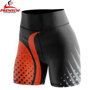 Shorts de cyclisme personnalisés pour femmes, course à pied, VTT, taille haute, blanc, shorts de vélo personnalisés pour femmes - Product Image 3