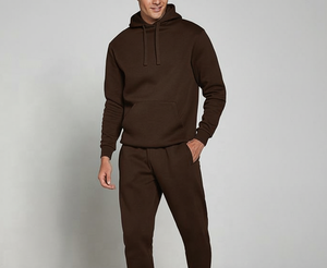 Ensemble de vêtements de sport d'hiver unisexe à capuche |   Logo personnalisé disponible |   100% coton - Product Image 3