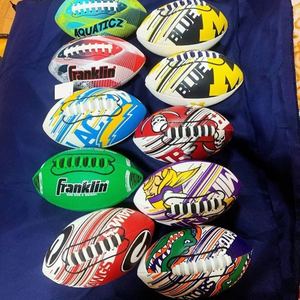 Pelota de fútbol americano personalizada al por mayor de calidad superior Pu cuero compuesto tamaño oficial 9 para entrenamiento de juegos y deportes de equipo - Product Image 6