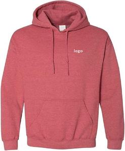 Vente en gros d'usine de sweats à capuche personnalisés pour hommes sweats à capuche de haute qualité unisexe 77% coton 23% polyester à enfiler approvisionnement de BD - Product Image 1