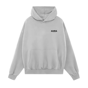 Sweat à capuche coupe décontractée 330 grammes de confort pur Aura Glitch Hit Streetwear Energy Meets Home Comfort In One Piece Fabriqué en Italie - Product Image 1