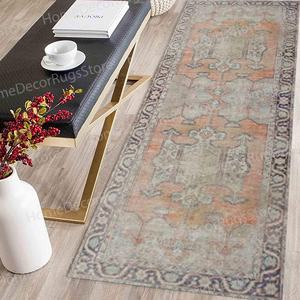 Alfombra con Estampado Étnico Discreto, Decoración Rústica, Diseño Turco, Personalizada, Alfombra de Chenilla - Product Image 3