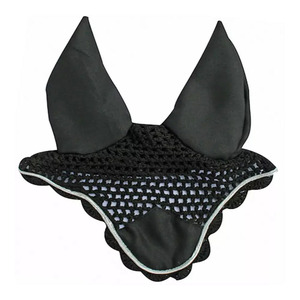 Venta al por mayor personalizar el diseño de alta calidad Horse Fly Control Ear Bonnet Horse Riding Ear Bonnet OEM Proveedor Precio al por mayor - Product Image 4