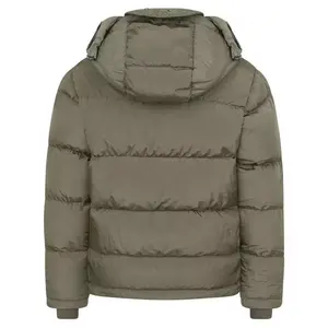 Vestes décontractées chaudes pour hommes Manteau rembourré bouffant à bulles avec impression personnalisée Vêtements d'extérieur d'hiver de haute qualité à la mode en gros - Product Image 4