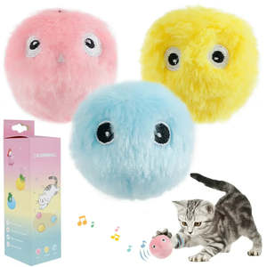 Interactive Musical <b>Plush</b> Chat <b>Cat</b> Toy Interactive Musical Chat <b>Cat</b> Ball Toy - Product Image 1