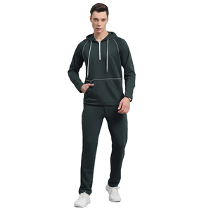 Survêtement personnalisé avec impression en relief pour homme, en molleton de coton lourd, pantalon large surdimensionné, jogging pour homme, survêtement pour garçons - Product Image 1