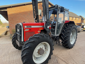 รถแทรกเตอร์ Massey Ferguson MF 399 140 แรงม้า ขับเคลื่อน 4 ล้อ แบบมีห้องโดยสาร รถแทรกเตอร์สำหรับงานเกษตร เครื่องจักรกลการเกษตรมือสองสำหรับขาย - Product Image 3