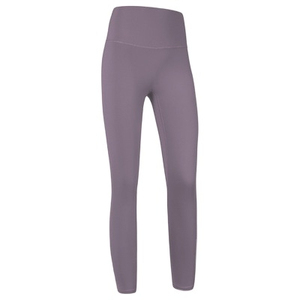 Leggings élastiques de haute qualité pour femmes, logo personnalisé, pour un usage quotidien, course à pied, sport, séchage rapide, couleur unie pour femmes, vente en gros - Product Image 1